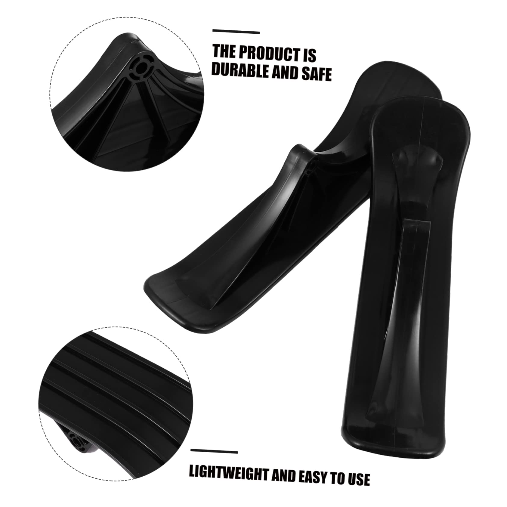 Accesorio para Patinete Trineo de Nieve Negro PE Resistente