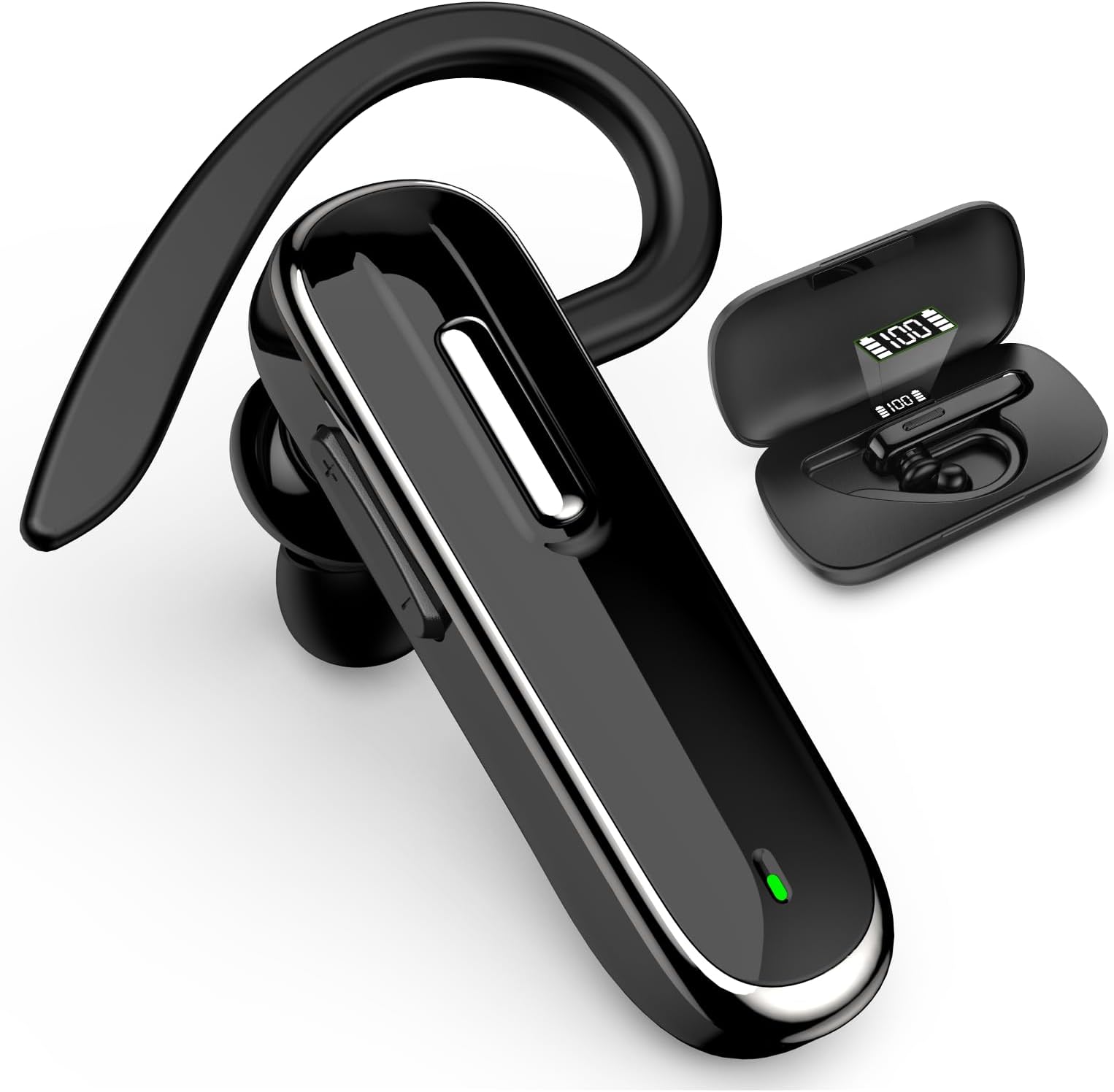 Amazon.com: TOORUN Bluetooth Earpiece, M26 Bluetooth Headset Handsfree ...