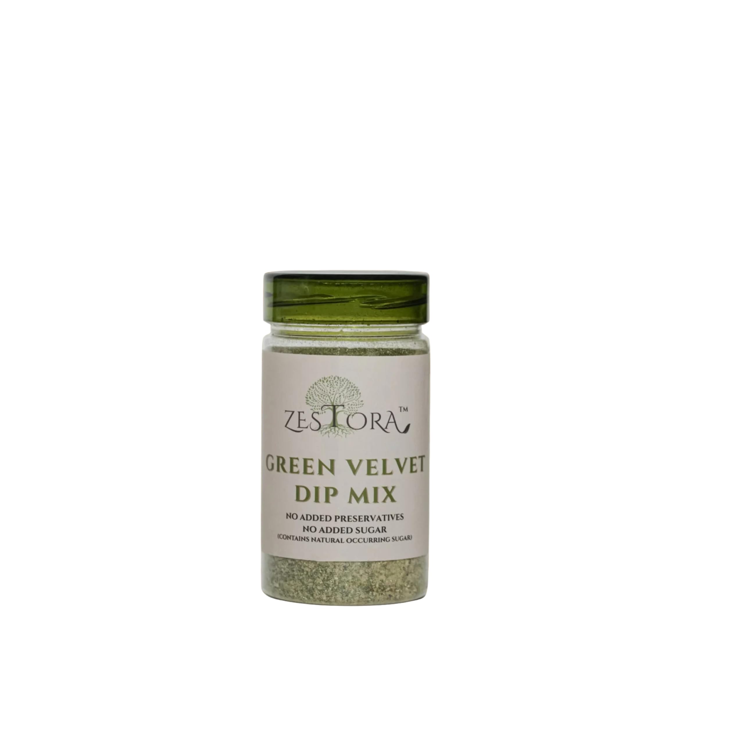 zestora green velvet dip || instant dip powder || no added preservatives, no added sugar, contains natural occurring sugar || 75gm