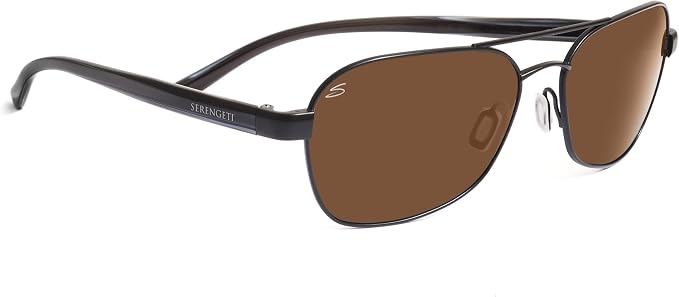 Serengeti Eyewear, Occhiali da Sole Volterra, Nero (Satin Black), M : Amazon.it:  Abbigliamento