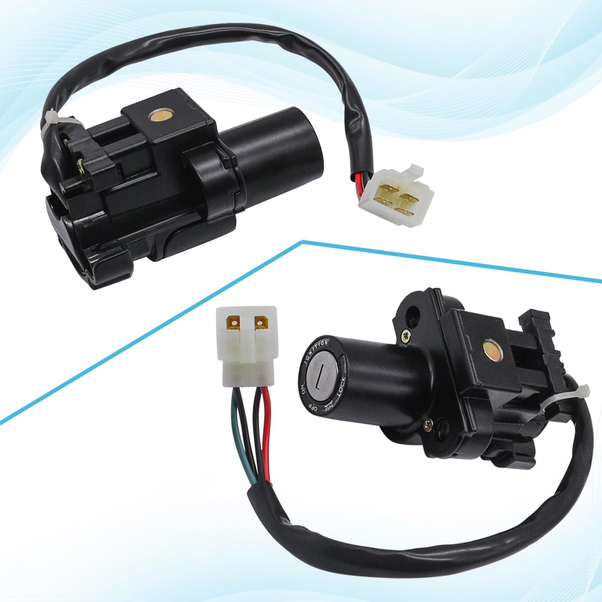 Ignition Switch + Gas Cap + Seat Lock Key Set For Honda CBR900RR CBR929RR CBR954RR & More – OUMURS