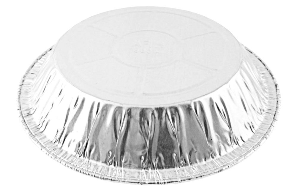 Pactogo Mini-Kuchenformen aus Aluminiumfolie, 15,2 cm, Einweg-Backblech mit transparenten Scharnierbehältern (300 Sets)