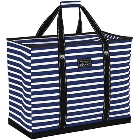 SCOUT 4 Boys Extra Large Tote Bag for Women - Utility Tote with Zipper Closure and Handles - Beach Bag, Storage, Travel Bag Cover
