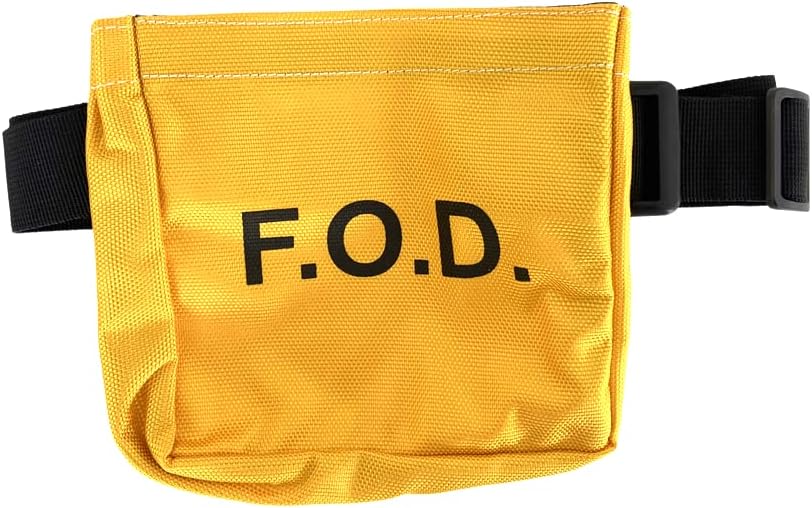 with FOD Logo Made from 1000 Denier Cordura, Hook-and-Loop Top Closure with Adjustable Waist Belt - 7”L x 3”W x 7”