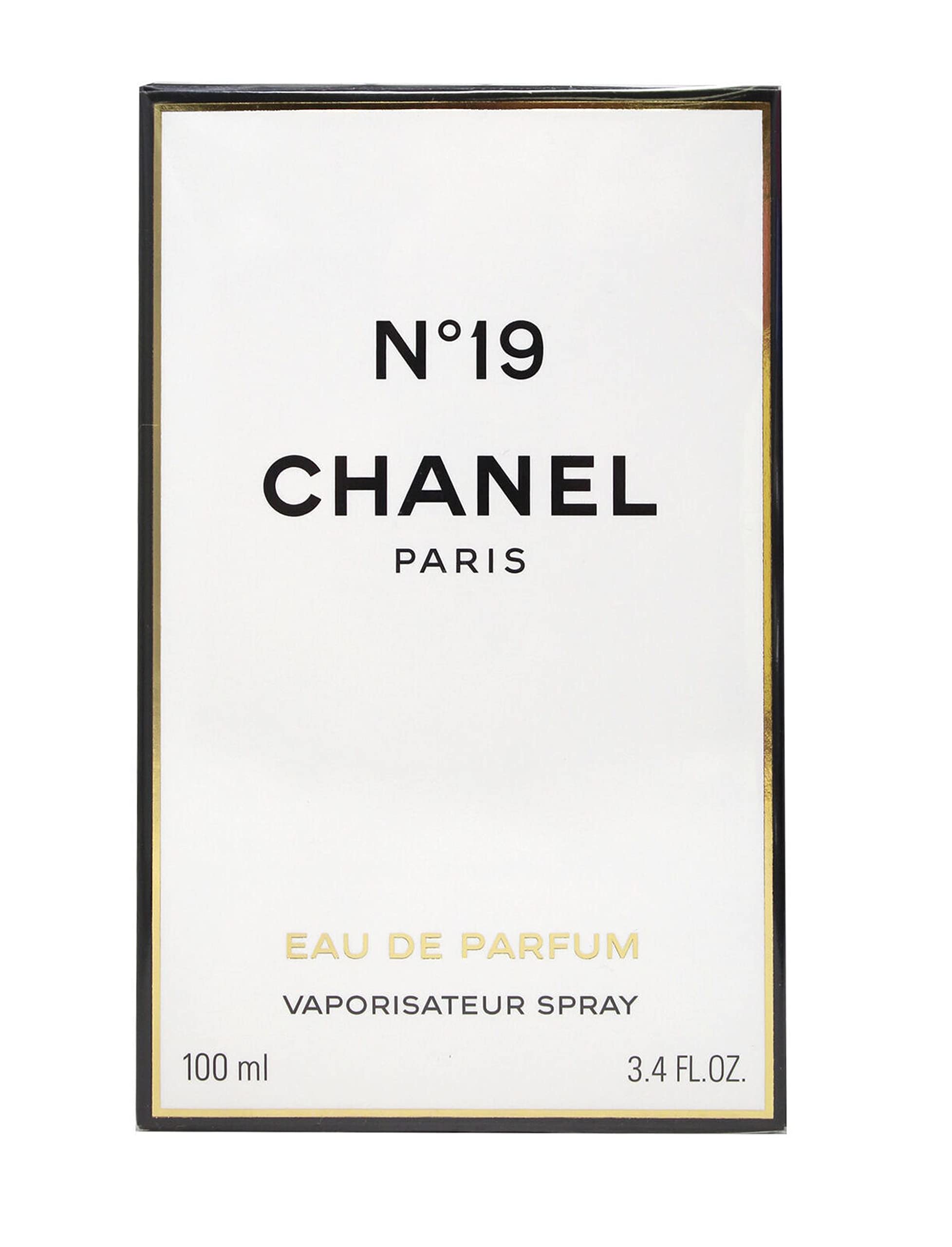 CHANEL No 19 Eau De Parfum Spray for Women 3 4 Fl OZ 100 ml