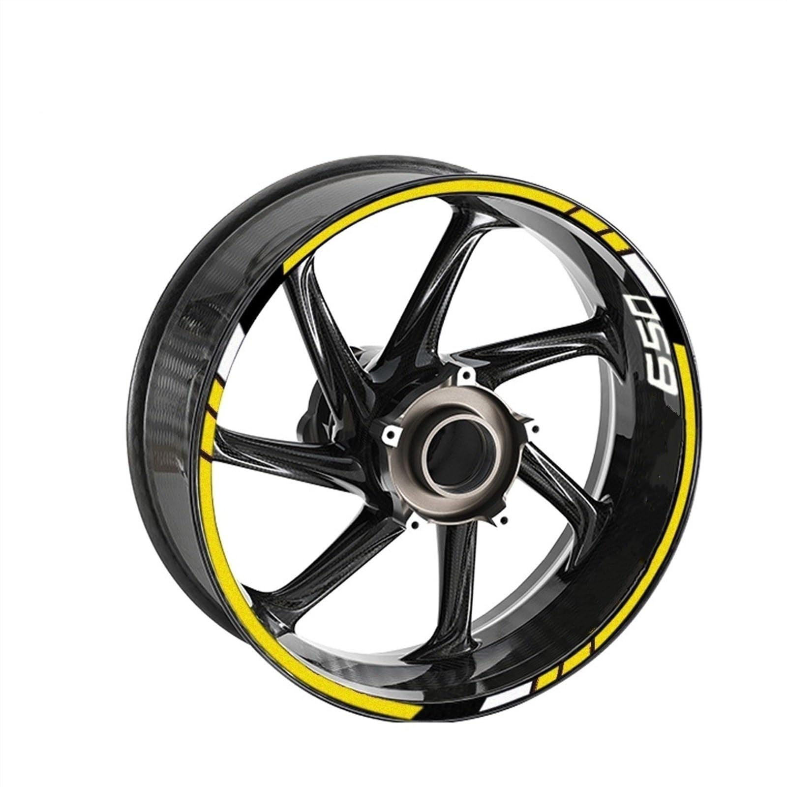 Motorcycle Accessories Wheel Stickers Reflective Decals Rims for Kawasaki for Versys 650 Motorbike(Color11)