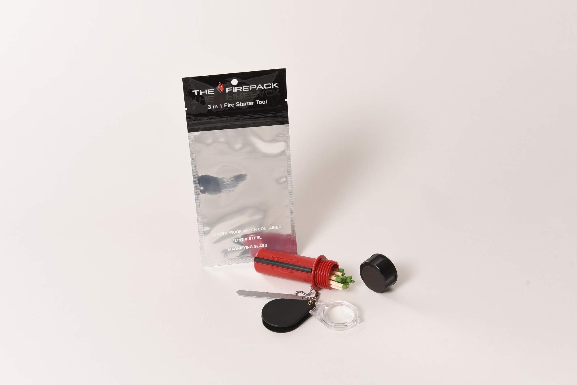 The FirePack 3-in-1 Fire Starting Tool