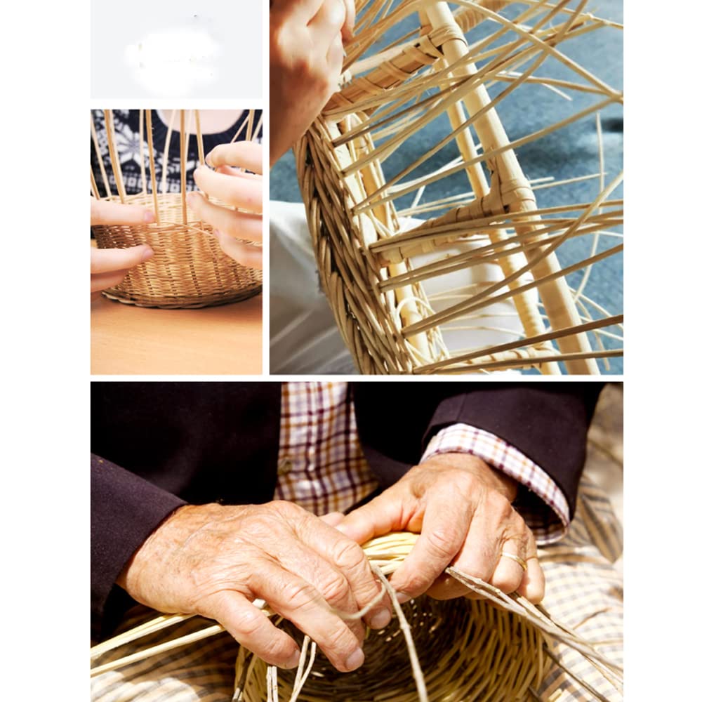 Rattan Aufbewahrungskorb mit Deckel, Round Natürlicher Brotkorb Geflochten Obstkörbe, Eierkorb, Snack-Korb, Dekorativer Schreibtisch-Schmuck Organizer Geschenk Box für Tisch oder Regal
