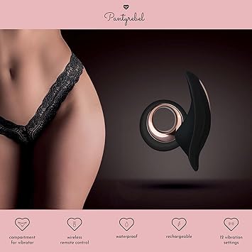 Pantyrebel Vibrando Lace Thong Remote Vibrador de Control ...