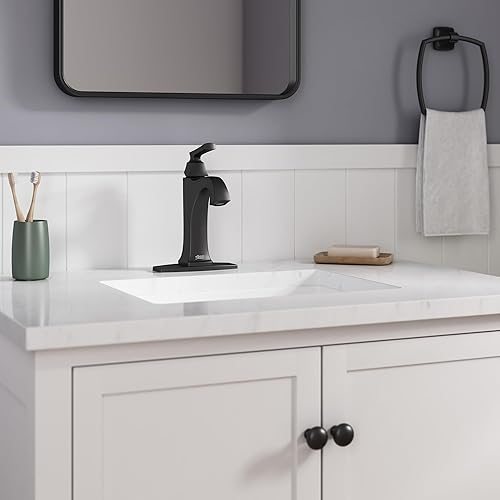 Miniatura 4 de American Standard 7426101.243, Belmeade - Grifo de baño monomando, negro mate