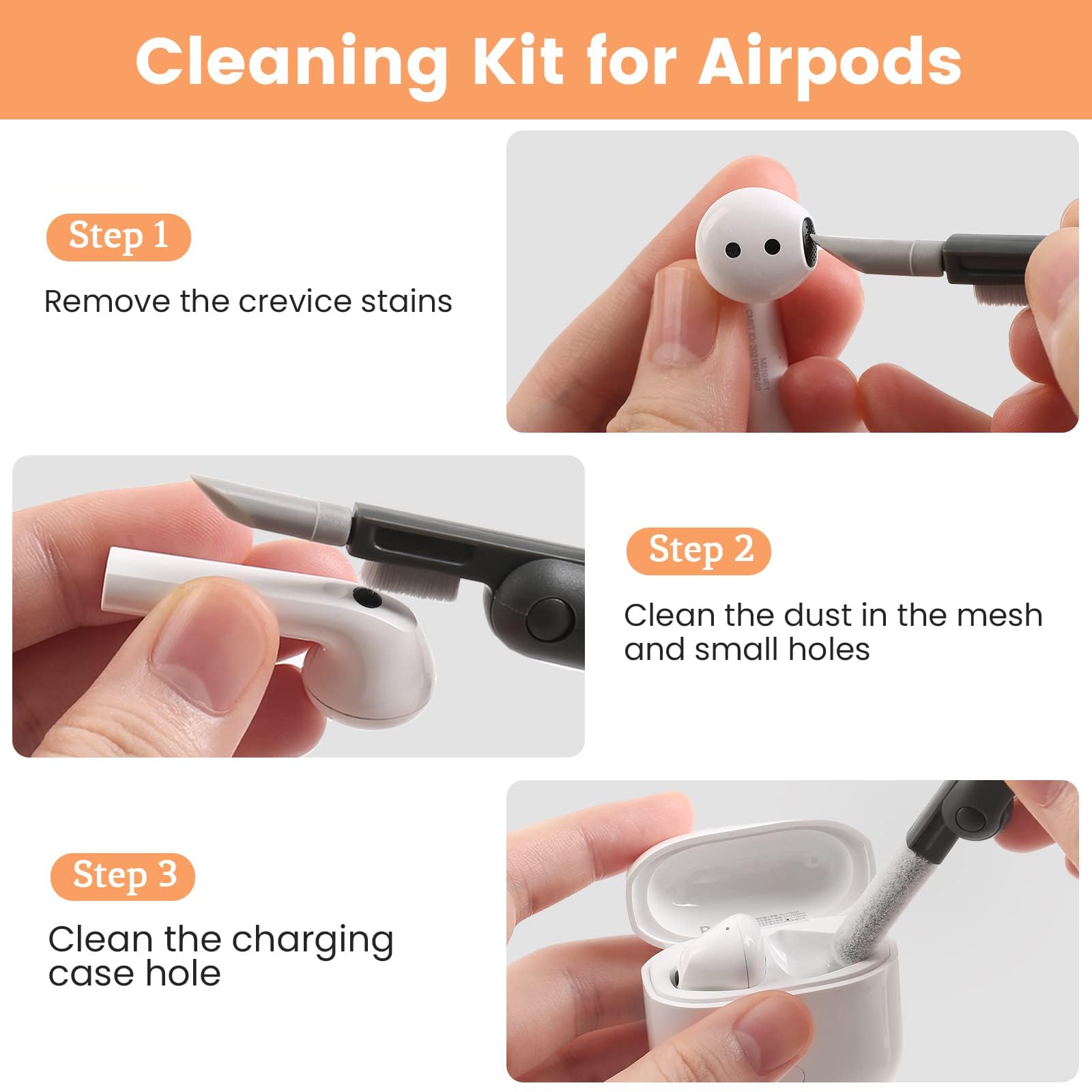 7 in 1 Keyboard Cleaning Kit, Electronic Cleaning Kit, Keyboard Cleaner with Brush - Image 3