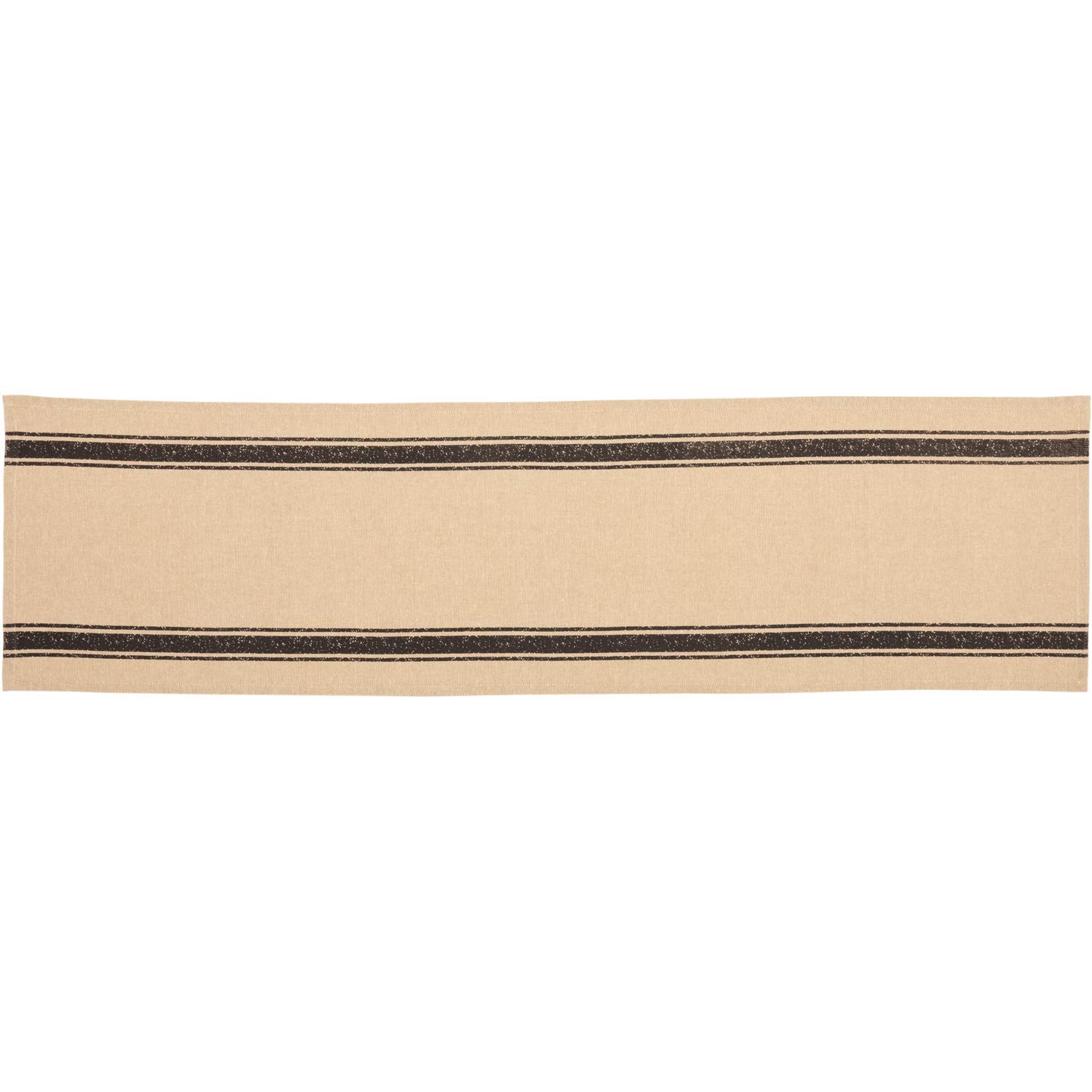 VHC Brands Valley Farms Chambray Stripe Runner 13"x 48" Farmhouse Cottage Primitive