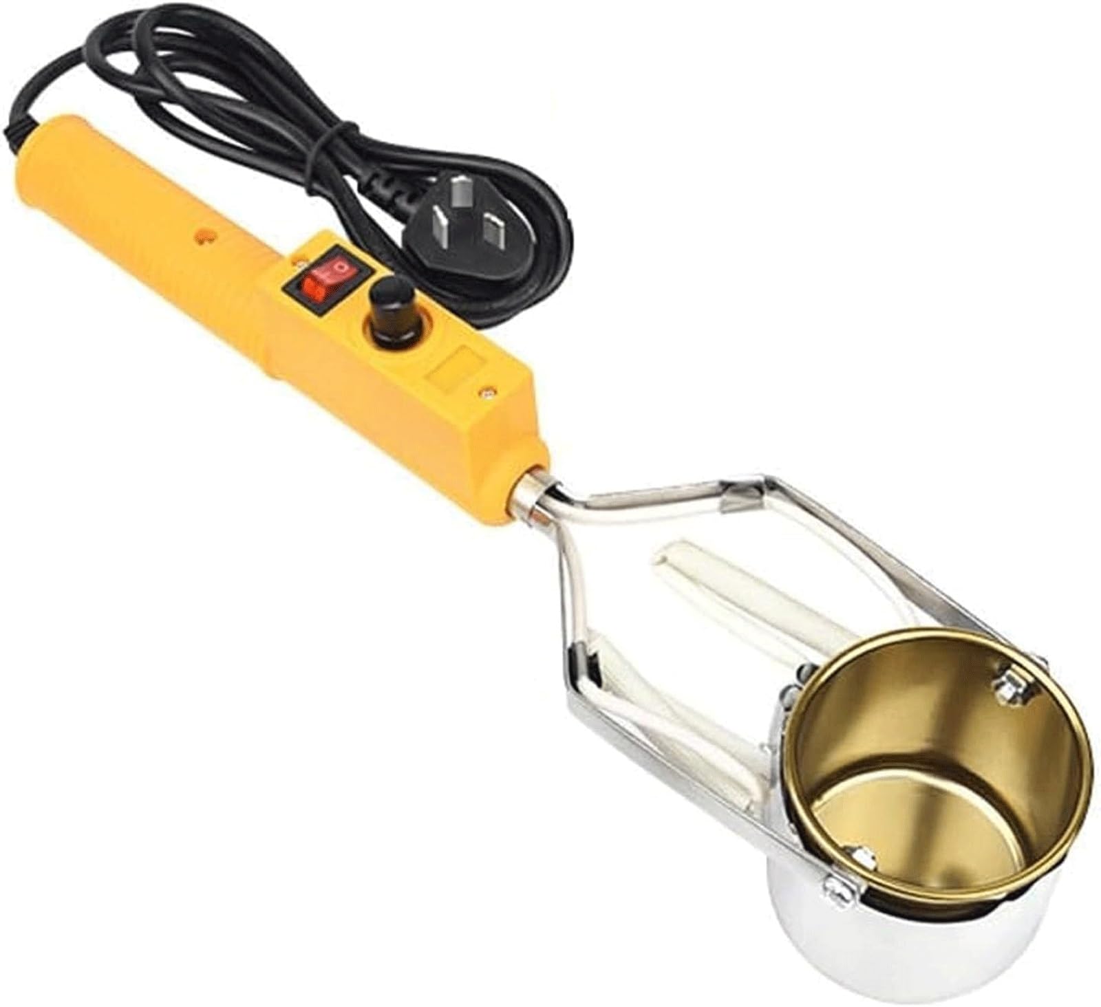 Piombo Melting Pot - Forno di fusione portatile del metallo con intervallo di temperatura 200-450℃ per colata e saldatura, capacità da 500g a 3000g