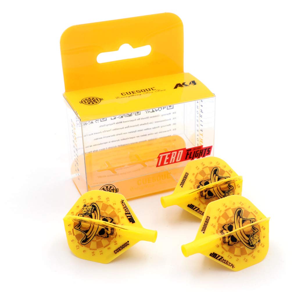 CUESOUL TERO AK4 Dart Flights standard Shape with attractive pattern, Set of 3 pcs โ image 1