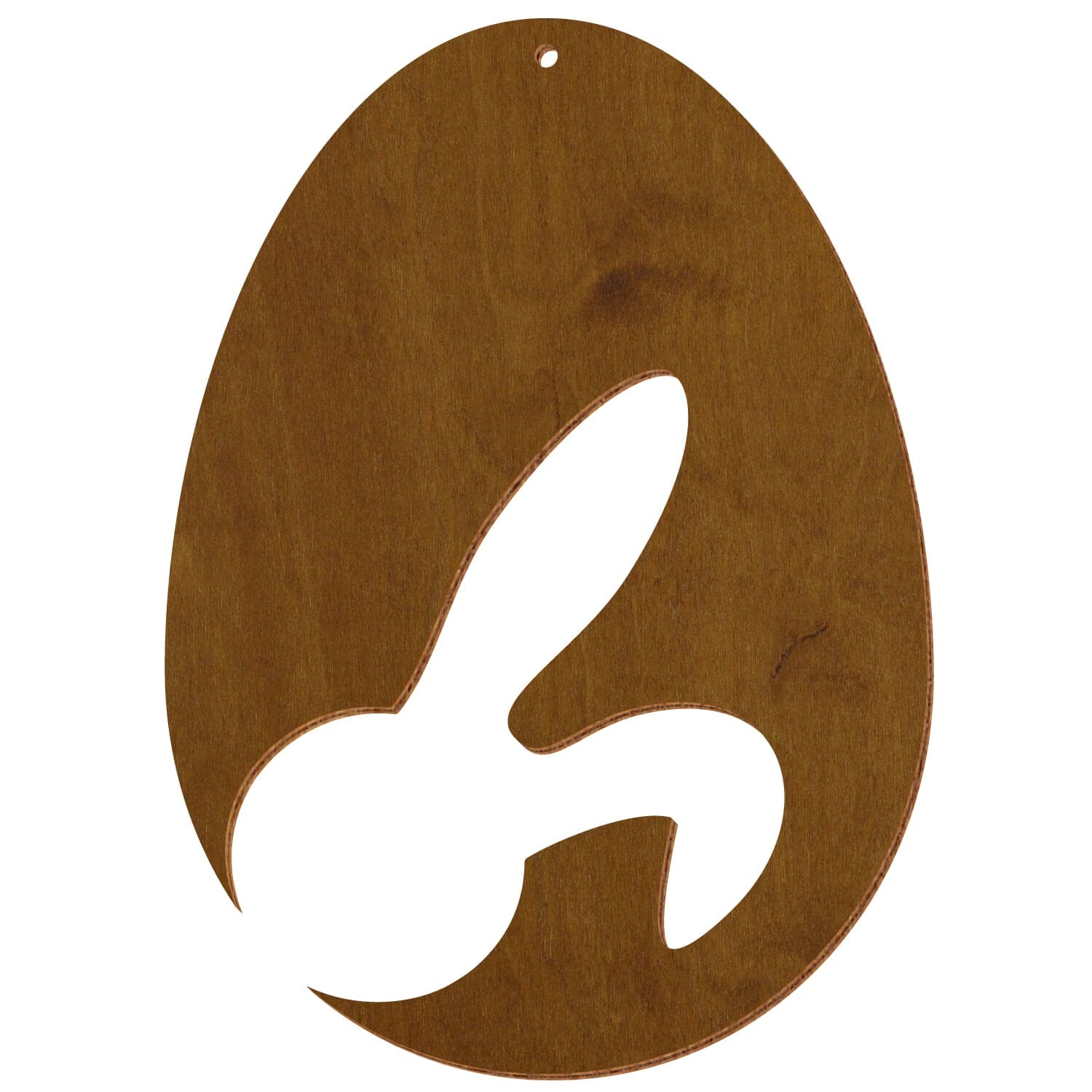 Uova di Pasqua in legno colorato V2, teak, decorazione per Pasqua, motivo uovo di Pasqua, 4, altezza (dimensione): 44 cm di altezza