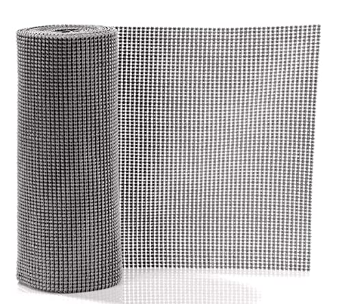 Image of Ash & Roh - Anti Slip Drawer Mat for Shelf and Shelves, Strong and Durable Non-Adhesive Grip Liner Mat for Bedroom Wardrobe Cabinet and Kitchen Place mats (30x300) (Gray)