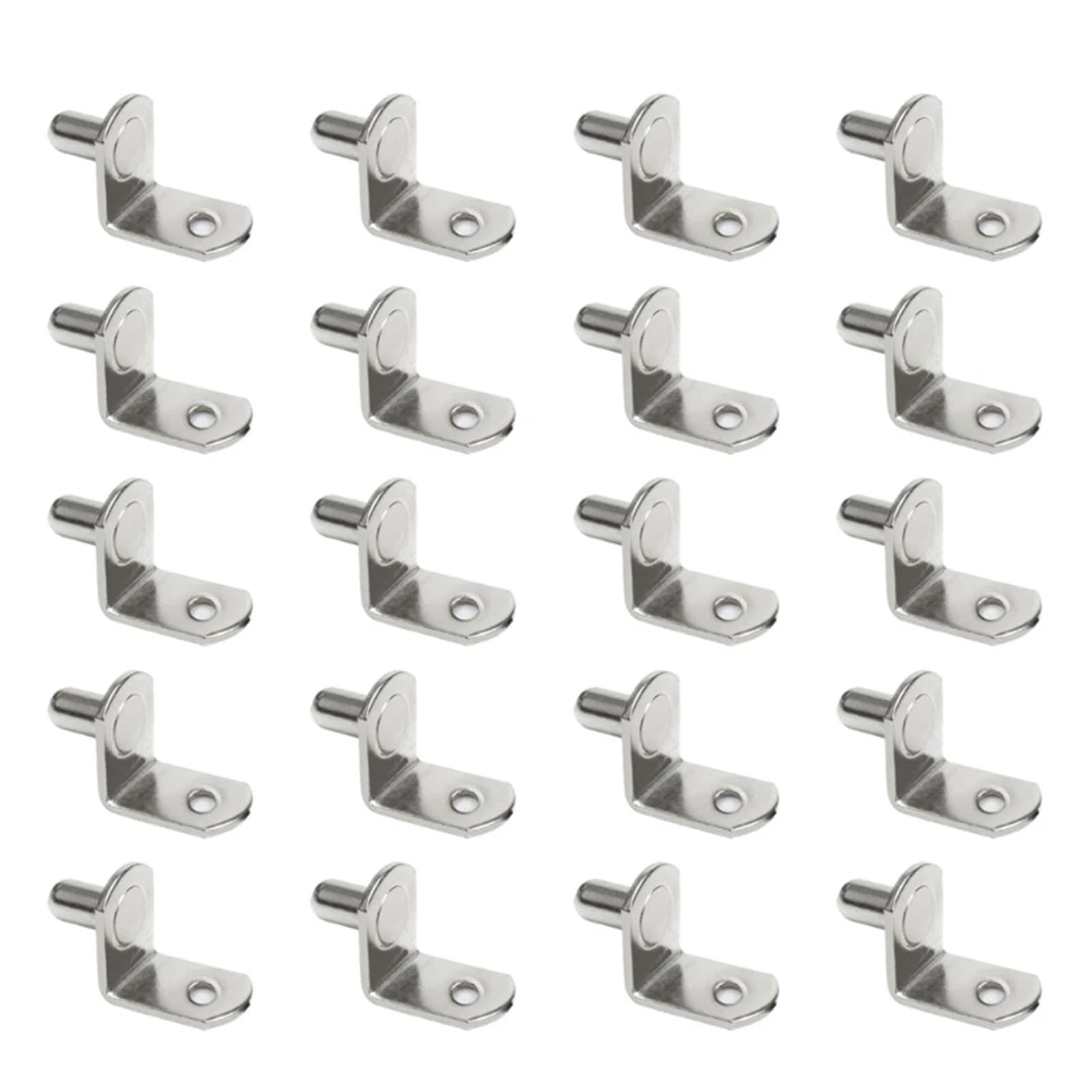 100Pcs Metal Cabinet Shelf Support Pins Pegs for Wardrobe Bookcase Storage Brackets