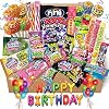 HappyLOL® 200 Teile – Süßigkeiten Party Mix inkl. 40 cm große ” HAPPY BIRTHDAY ” Ballons – XXL Süßigkeiten Box – Süßigkeiten aus aller Welt – Chupa Chups, Center Shock – Kindergeburtstag Süßigkeiten