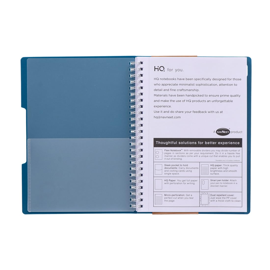 YOUVA Navneet HQ | Wiro Bound |Single Subject Book |14.8x21 cm |Single Line |160 Pages |Blue 27 61rLvfpLIFL. SL1100