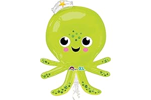 Silly Octopus Super Shape Mylar Foil Balloon