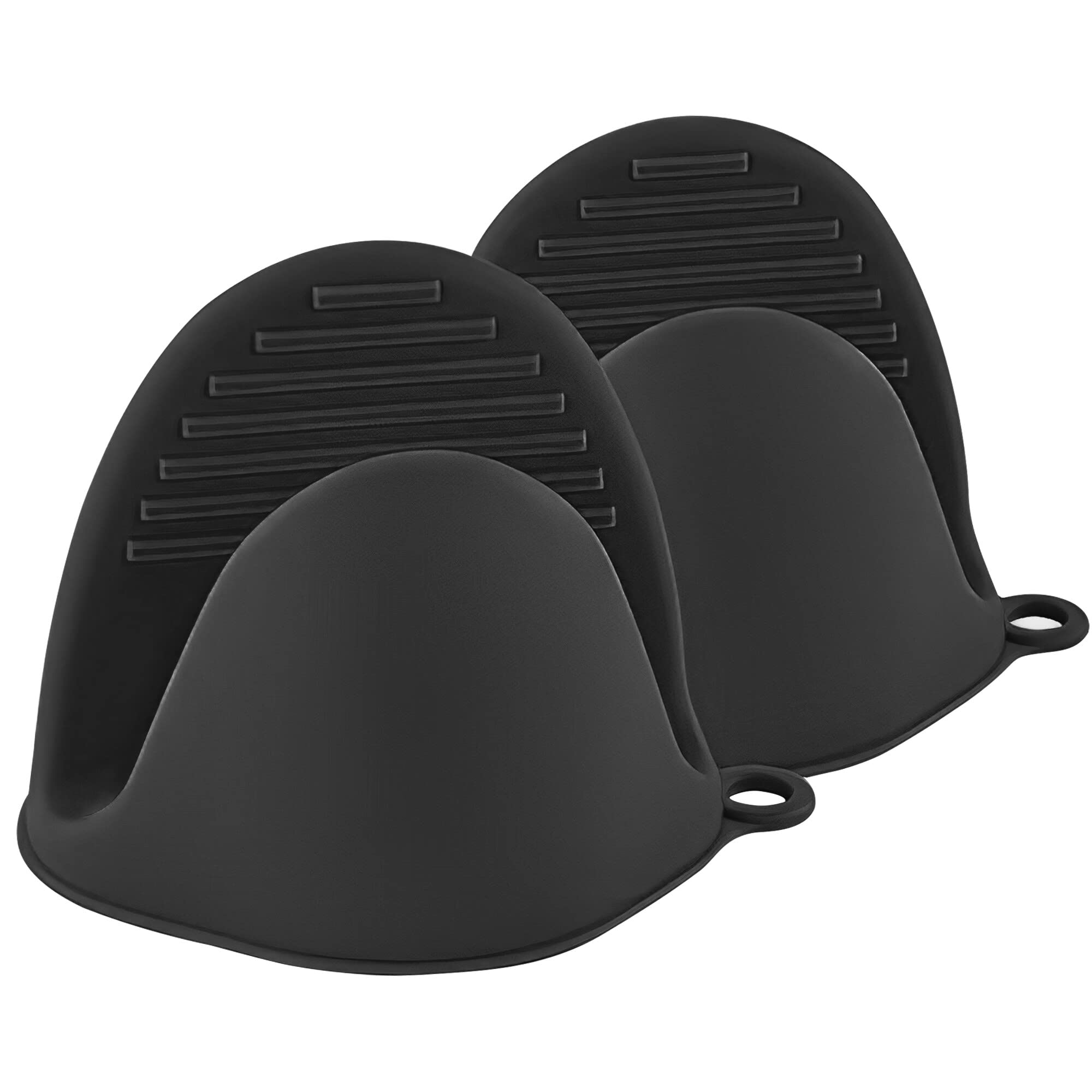 FUNKID 2PCS Silicone Oven Mitts Heat Resistant, Silicone Potholders for Kitchen, Mini Oven Mitts Rubber Oven Glove, Kitchen Mittens Pinch Mitts, Cute Cooking Mitts