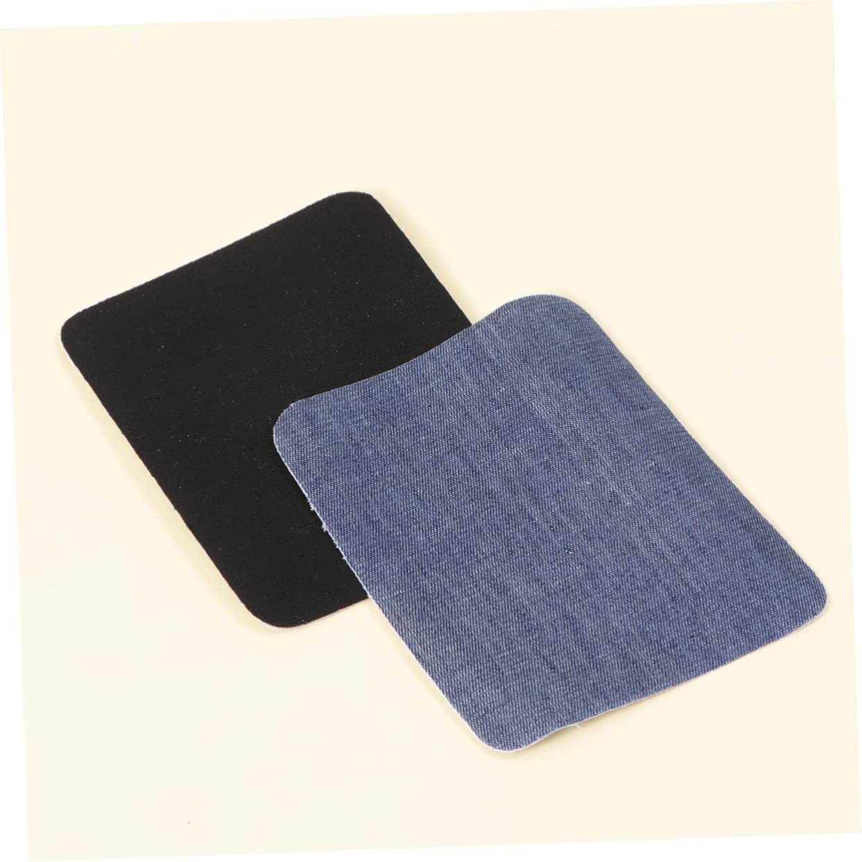 Tofficu 90pezzi Patches Denim Per Abbigliamento Kit Di Toppe Adesive Per Cucire e Riparare Maglioni Giacche e Pantaloni Mix Per Decorare e Rinforzare Tessuti