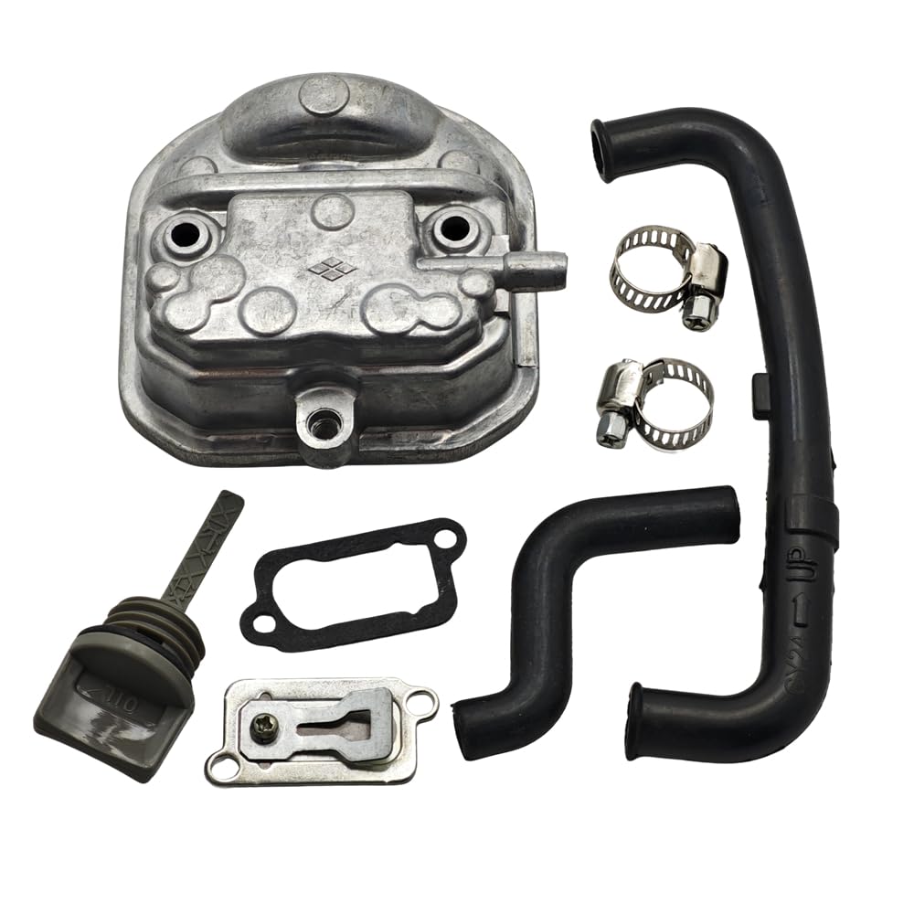 Kit de Juntas de Salida for Manguera de ventilación, Varilla de Nivel de Aceite y Tapa de Culata, Compatible con cortacésped GX35 GX 35, repuestos y Herramientas for Motor.