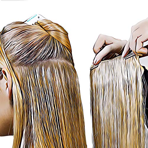 Big Kizzy Brown Kizzy Clips - No Sew Extension Clips Kit. Easily Convert Tape In Hair Extensions Or Wefted Hair Extensions Into Clip In Extensions - Fast, Easy & Makes Permanent Extensions Reusable! #TOP4