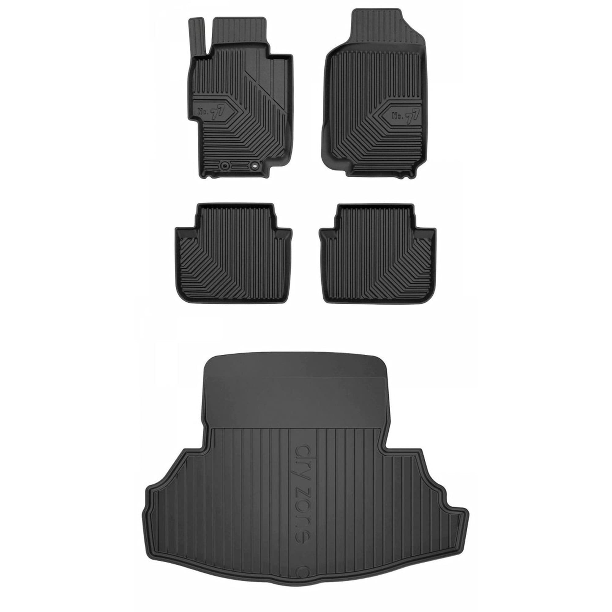 Honda Accord 2005 Accesorionline Alfombrillas Para Honda Accord 2003-2008 - A Medida Con Talonera - Alfombras Esterillas