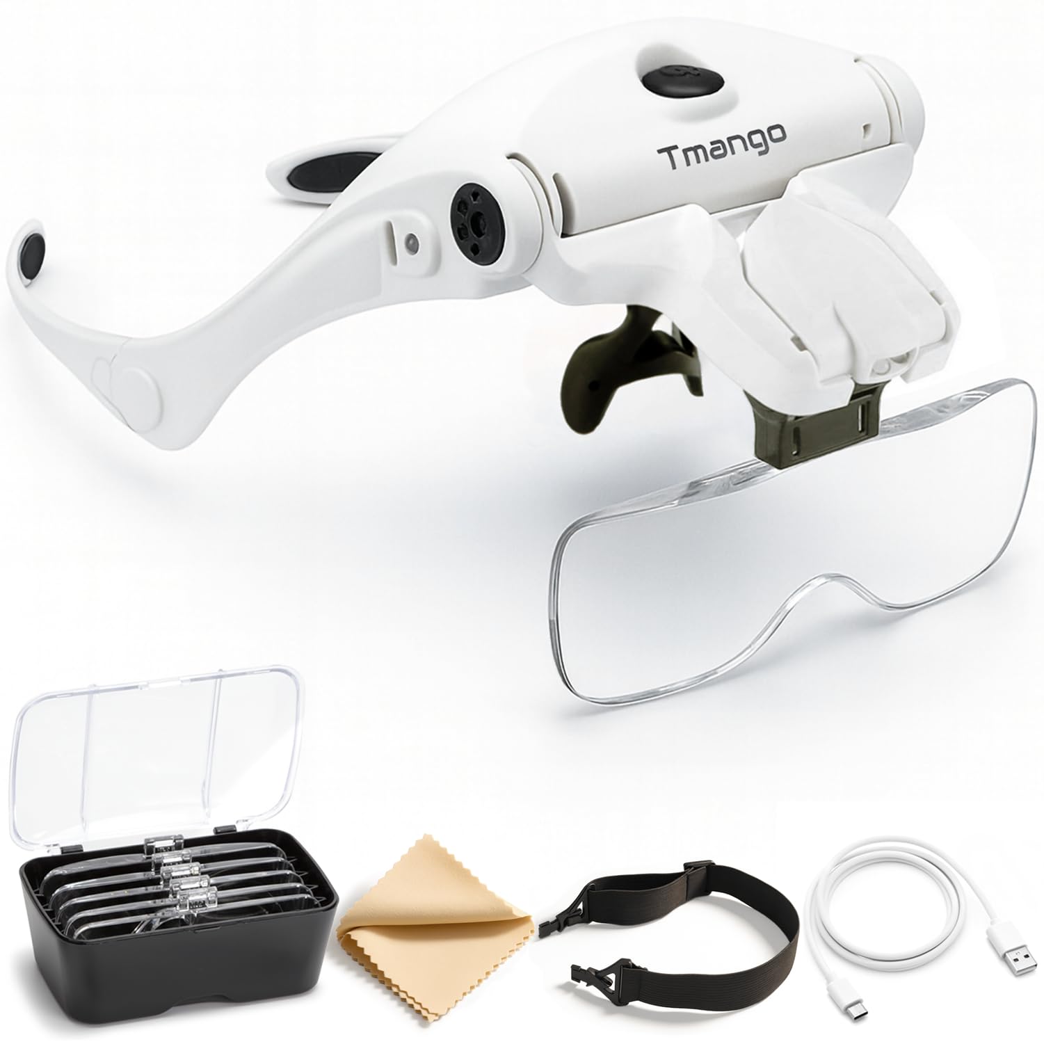 UHURU Magnifying Glasses with Light, Hands Free Magnifying