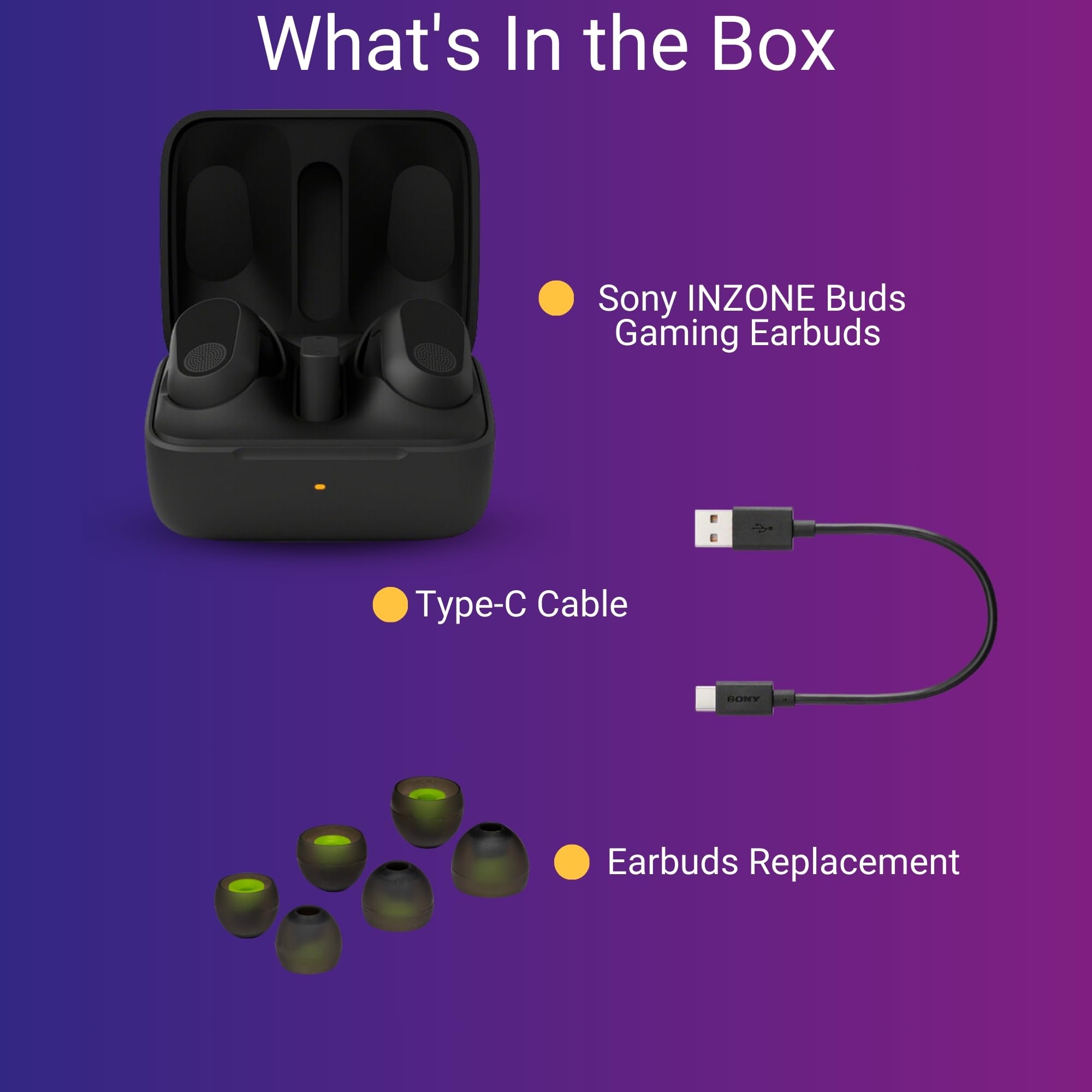 Amazon.com: Sony INZONE Buds Gaming Earbuds (Black) with Noise