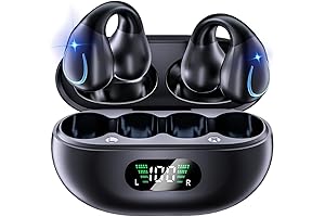 Open Ear Clip-on Bone Conduction Headphones 2023