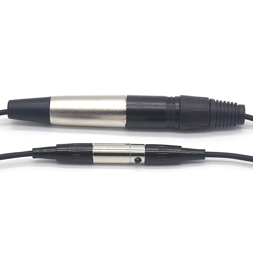 Miniatura 4 de SiYear Cable de micrófono Mini XLR macho a XLR hembra para Blackmagic Pocket 4K Cámara Video Assist 4K, Mini XLR 3 Pin Pro Lapel Audio Cable