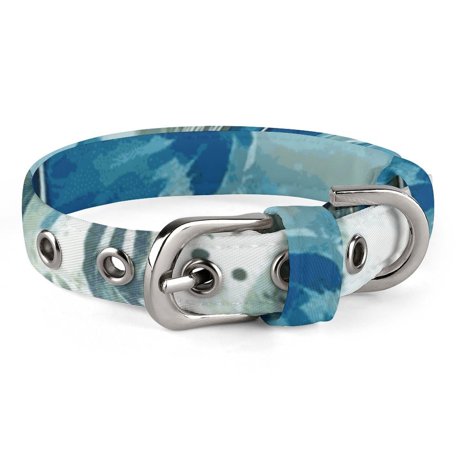 Collier réglable bleu tortue de mer pour chien et chat - Idéal pour les balades