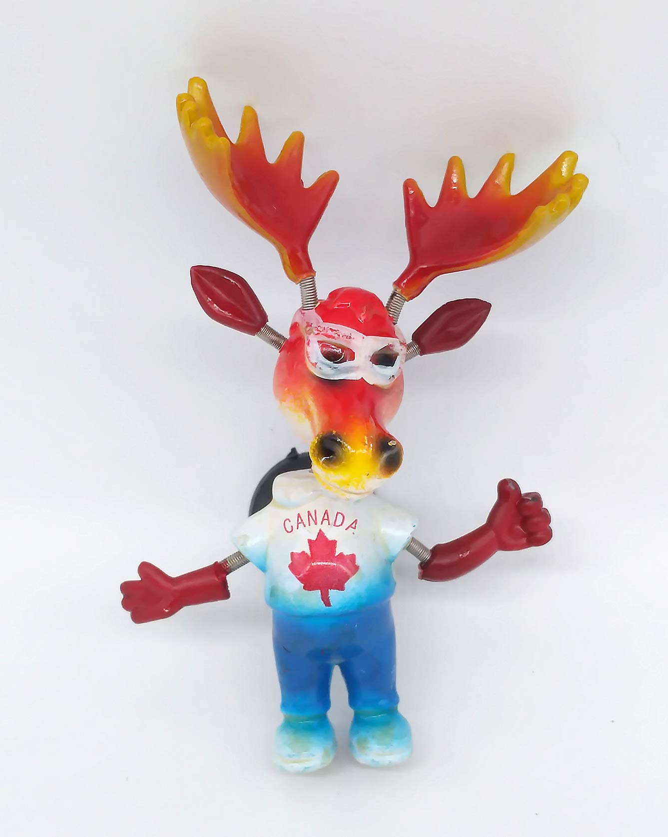 Foglia d'acero Alce del Canada 3D Primavera Frigo Magnete Viaggio Souvenir Regalo Collezione Casa e Cucina Decorazione Adesivo Magnetico Canada Frigorifero Magnete