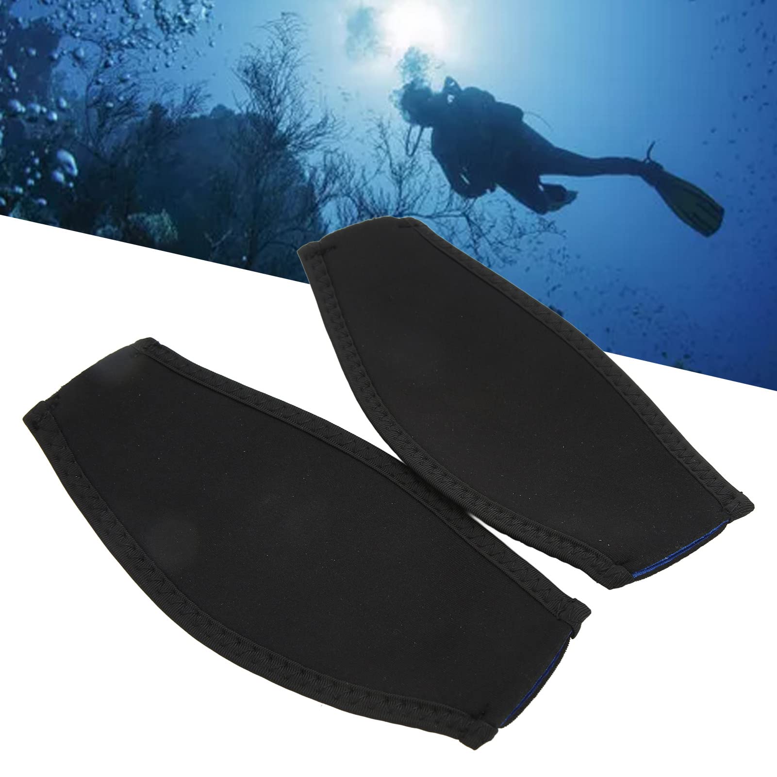 Xolsurg DIVE MASK STRAP BLACK NEOPRENE HAIR PROTECTOR WRAP STABILIZING FOR MEN WOMEN DIVING