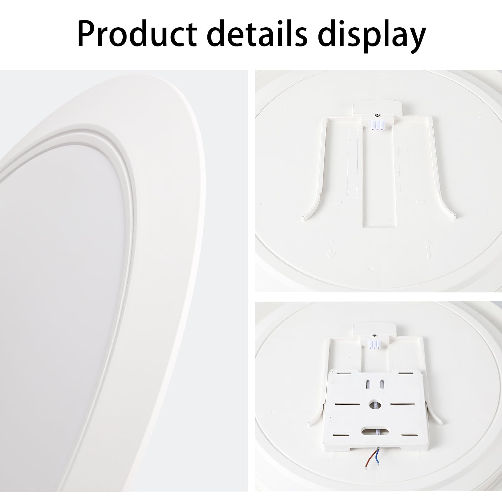 JDONG LED Deckenleuchte Dimmbar 72W mit Bluetooth Lautsprecher Rund Badezimmer led Deckenlampe mit Fernbedienung und APP RGB Farbwechsel Einstellbar für Schlafzimmer Wohnzimmer Ø60cm