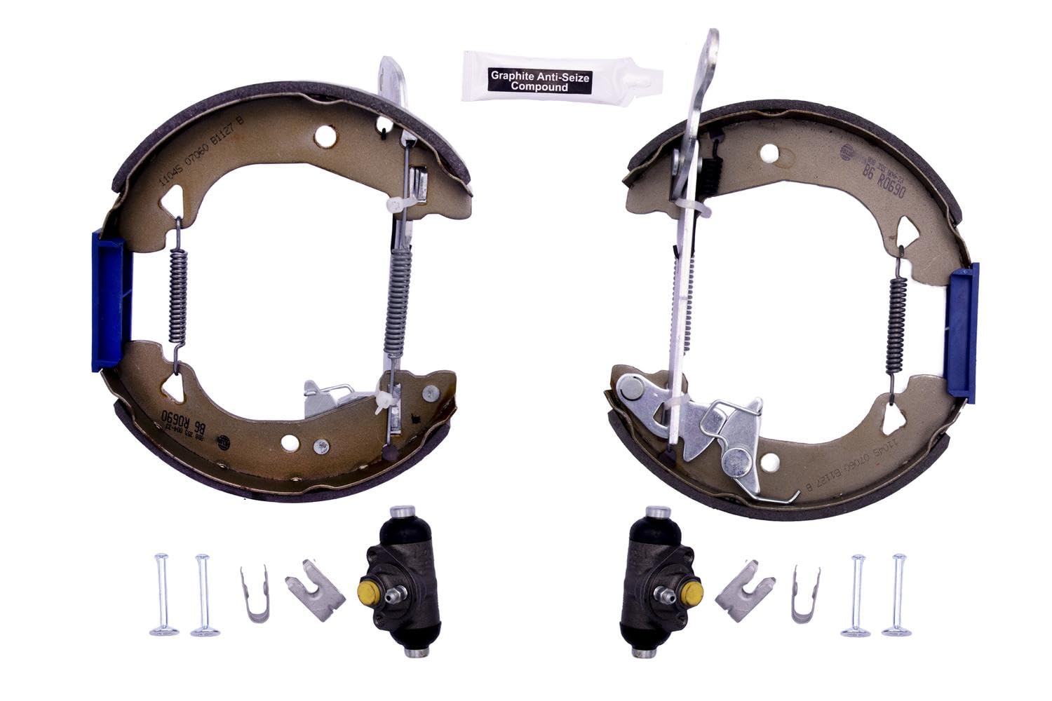 HELLA 8DB 355 004-331 Brake Shoe Set - R0690 - Brake System: Lockheed - for e.g. FIAT
