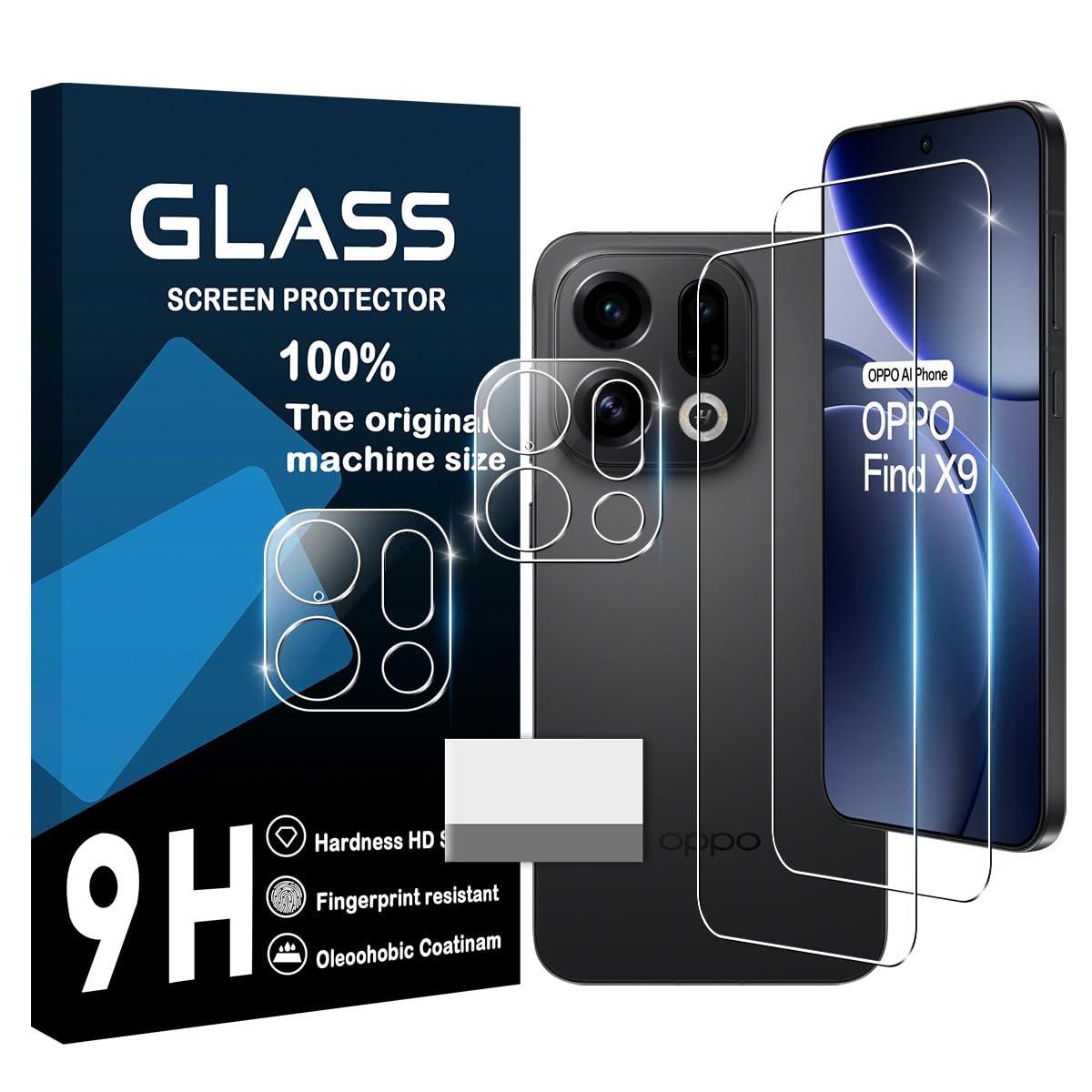 Amazon | cronincards 対応 OPPO Find X9 ガラスフィルム ＋ レンズ
