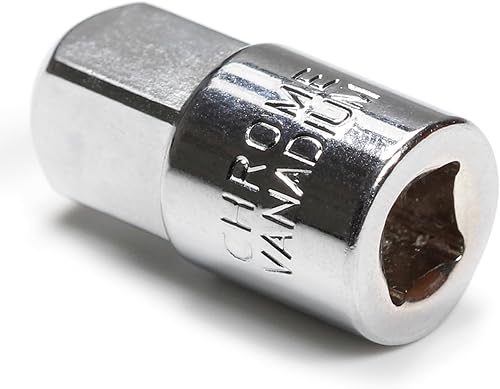 Miniatura 5 de Utoolmart Adaptador de enchufe de impacto de 14 pulgadas (F) x 38 pulgadas (M) para llave de trinquete, convertidor Cr-V para reductor de manga,