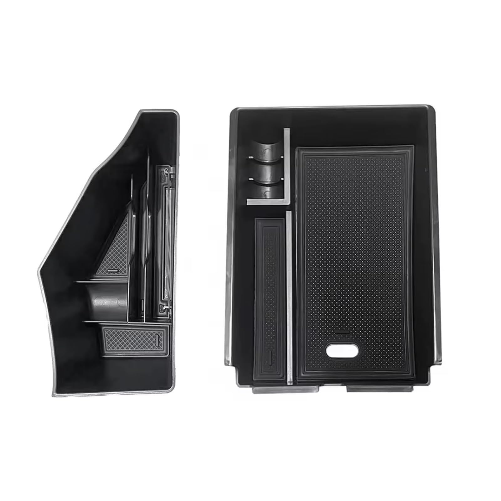 HNDZCYSMGS Boot Organiser Compatible With Kia For Sportage NQ5 For Hybrid 2023 2024 2025 Center Console Organizer Tray Armrest Storage Box Inner Insert Storage Holder