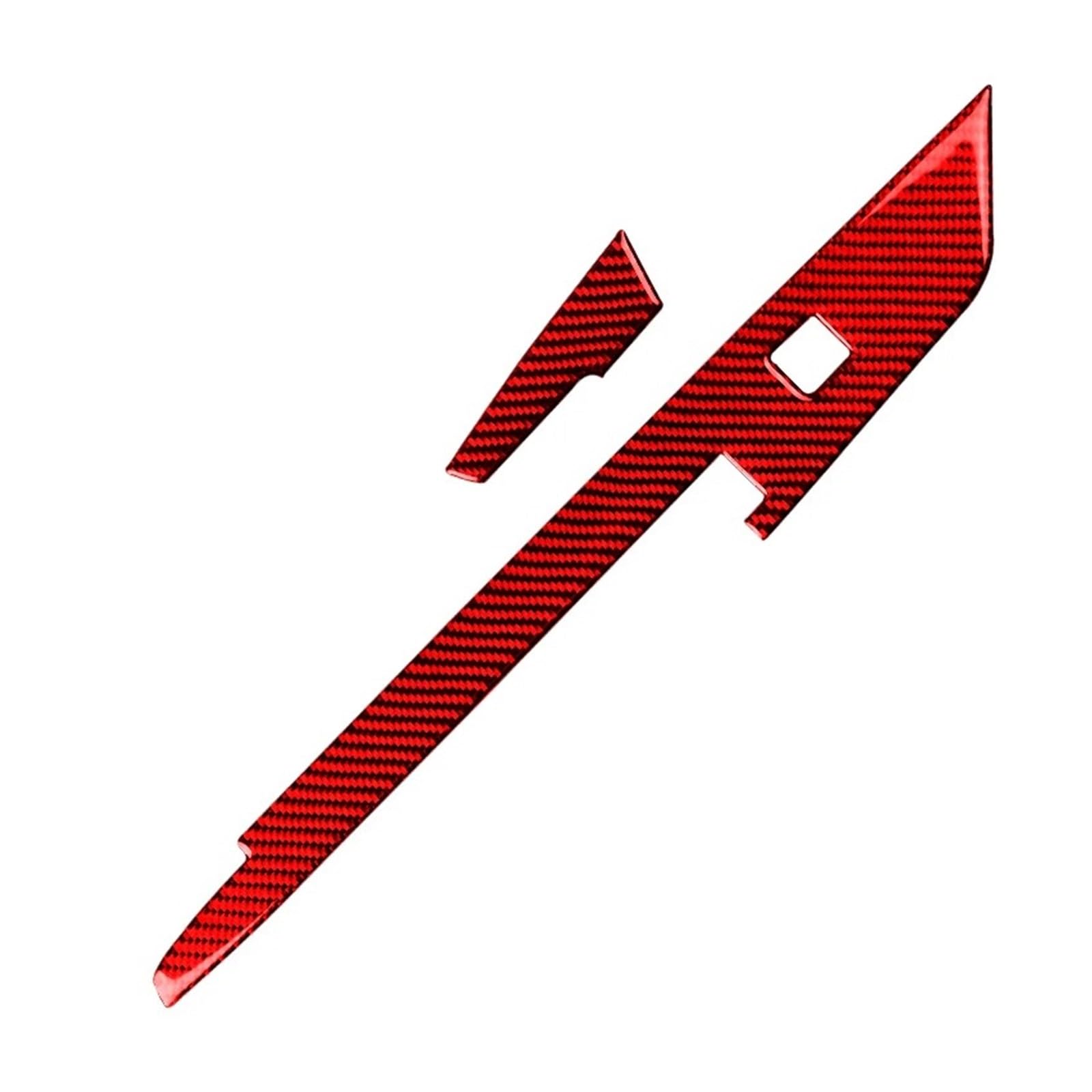 Car Interior Sticker for Chevrolet for Camaro 2017-2022 Accessories Interior Car Center Console Side Decorative Strip Cover Stickers(Red)