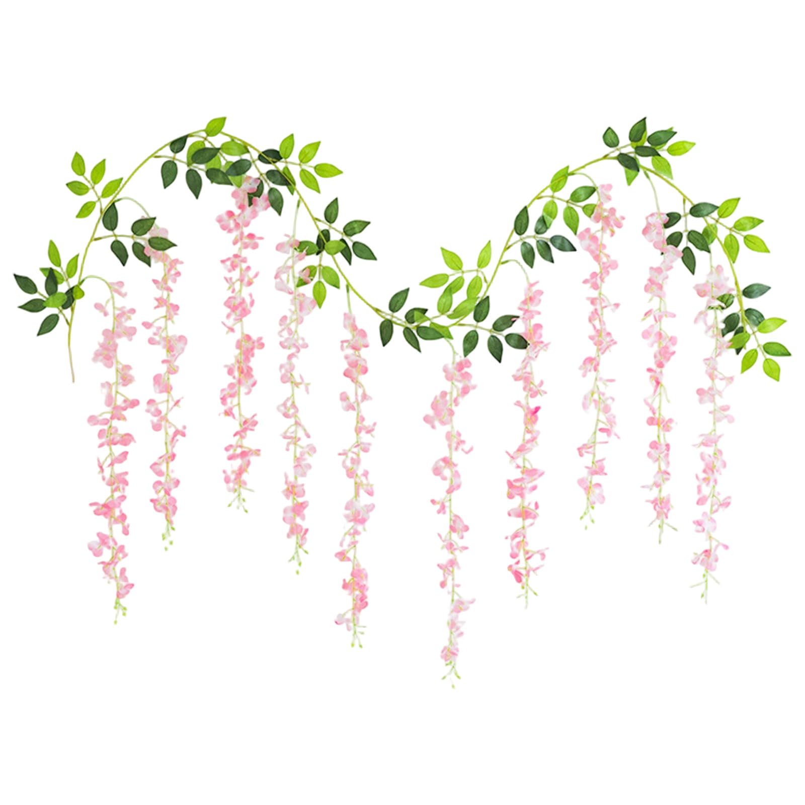 Shurhome Artificial Wisterias Vine Ceiling Decoration with Life Like Flower for Wedding Ceremony and Special Occasion Artificial Flower