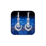 Pearl Water Drop Earrings for Women Hypoallergenic Shiny Dangle Earrings Fashion Party Wedding Earrings Accessories for Brides Jewelry Gifts