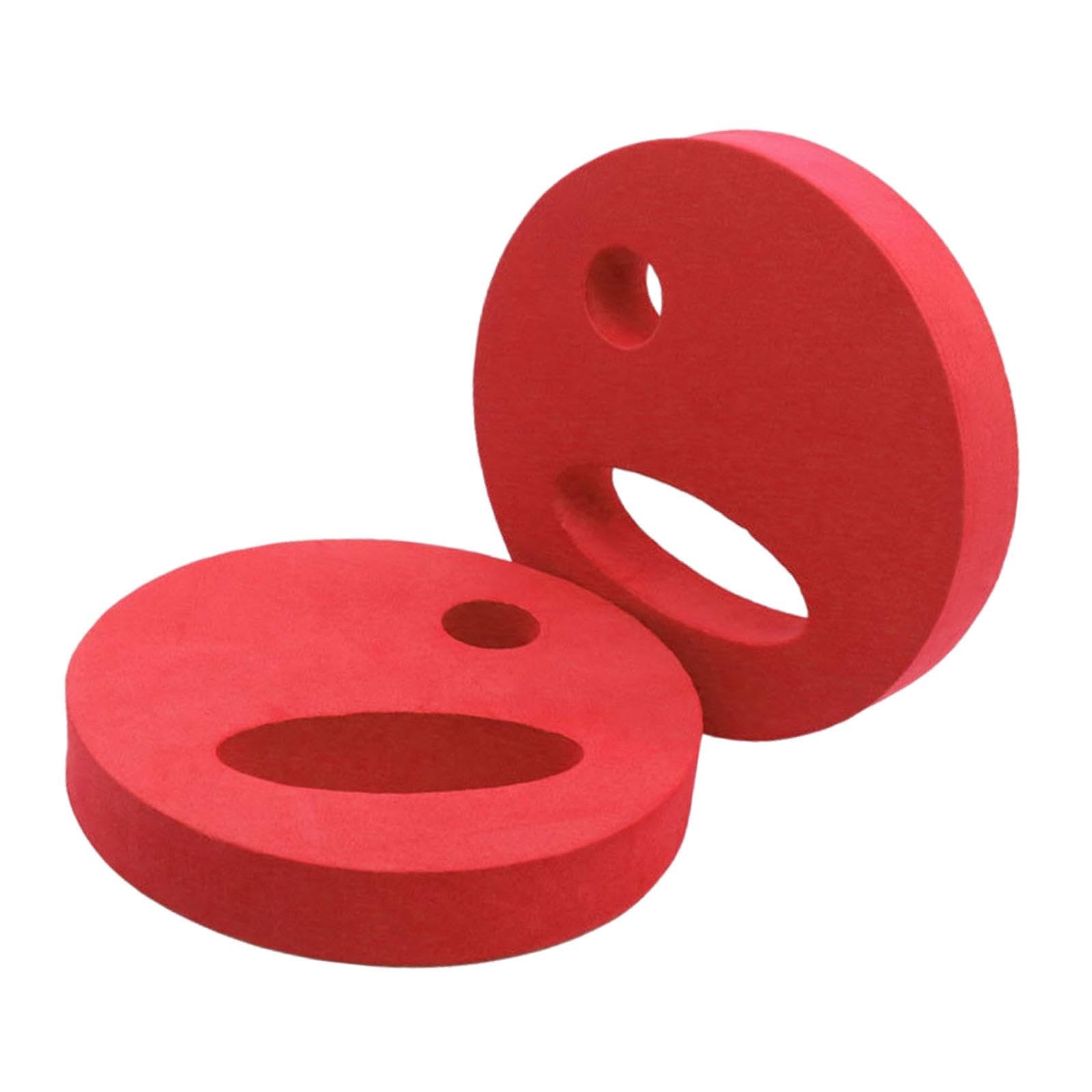 ATORSE 2X Water Exercise Discs Ergonomic Grip Pool Resistance Adults Kids Beginners Red-image-25