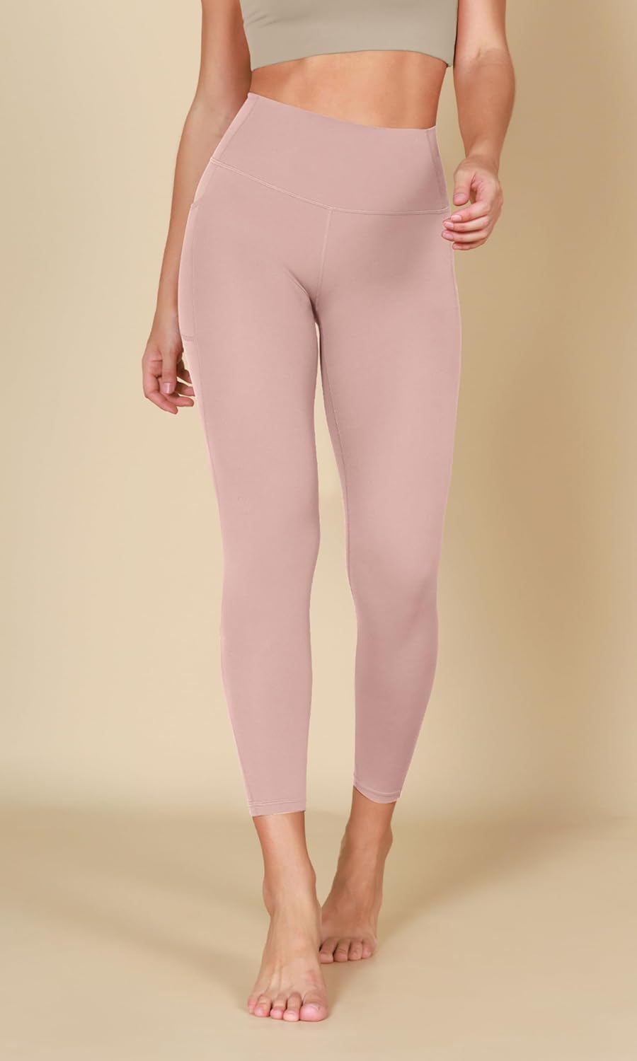ODODOS Buttery Soft Lounge Yoga Leggings with Pockets for Women 23" / 25" /28" High Waist Yoga Pants - Image 3