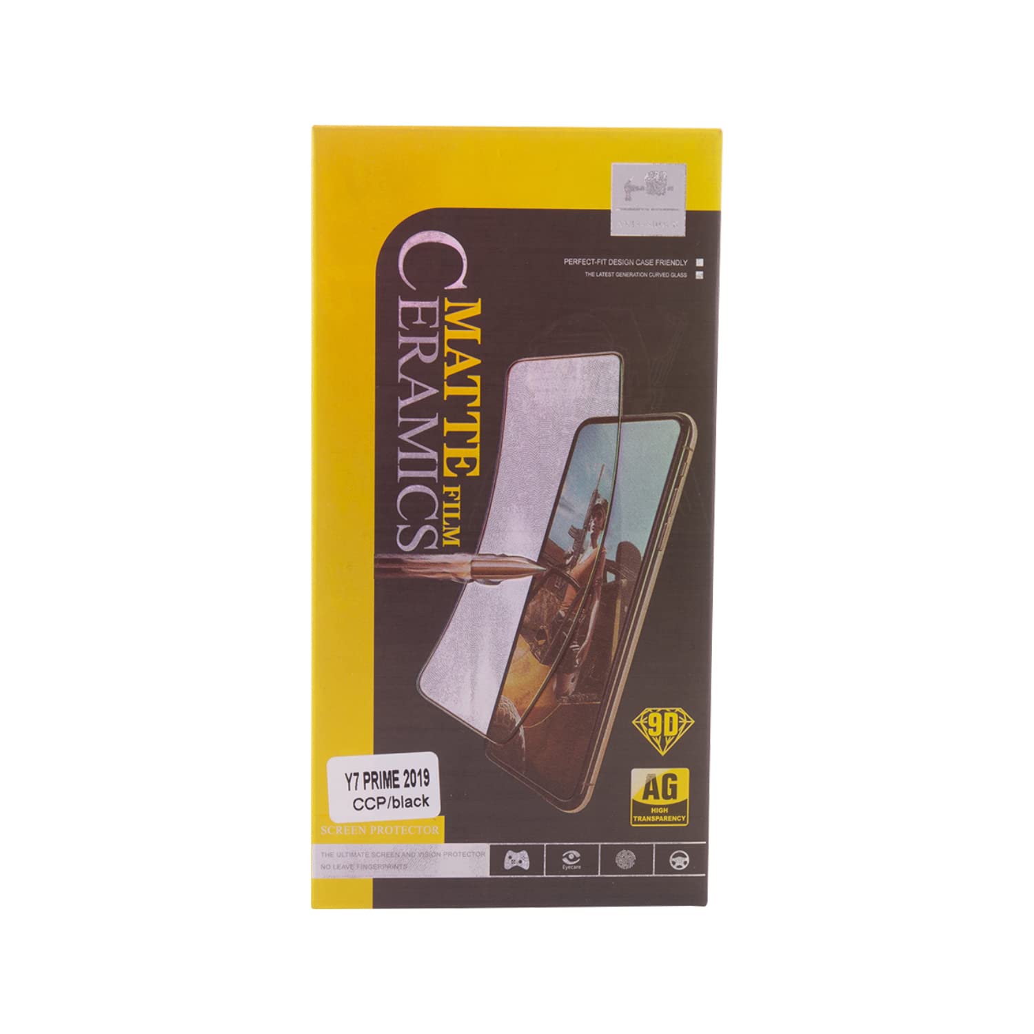 MuzzHuawei Y7 Prime 2019 Matte Screen Protector Anti-Glare Anti-Fingerprint 3D Touch, Matte Finish Surface ceramic film Y7 Prime 2019 Ceramics Matte