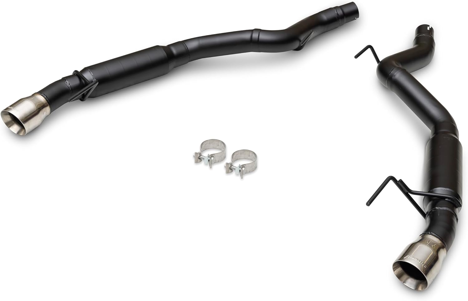 Flowmaster 818163 Outlaw Series Axle-Back Exhaust Kit 3 Inch 409 Stainless Steel with 4 Inch Polished Tips without Valves Compatible with 2024 Ford Mustang GT 5.0L Coyote and 2.3L EcoBoost
