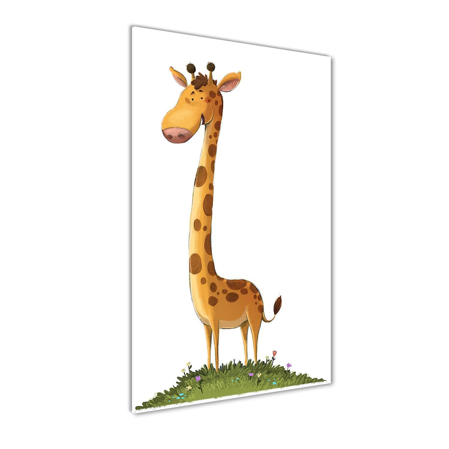 Tableau photo décorative panoramique girafe pour égayer la cuisine et le salon