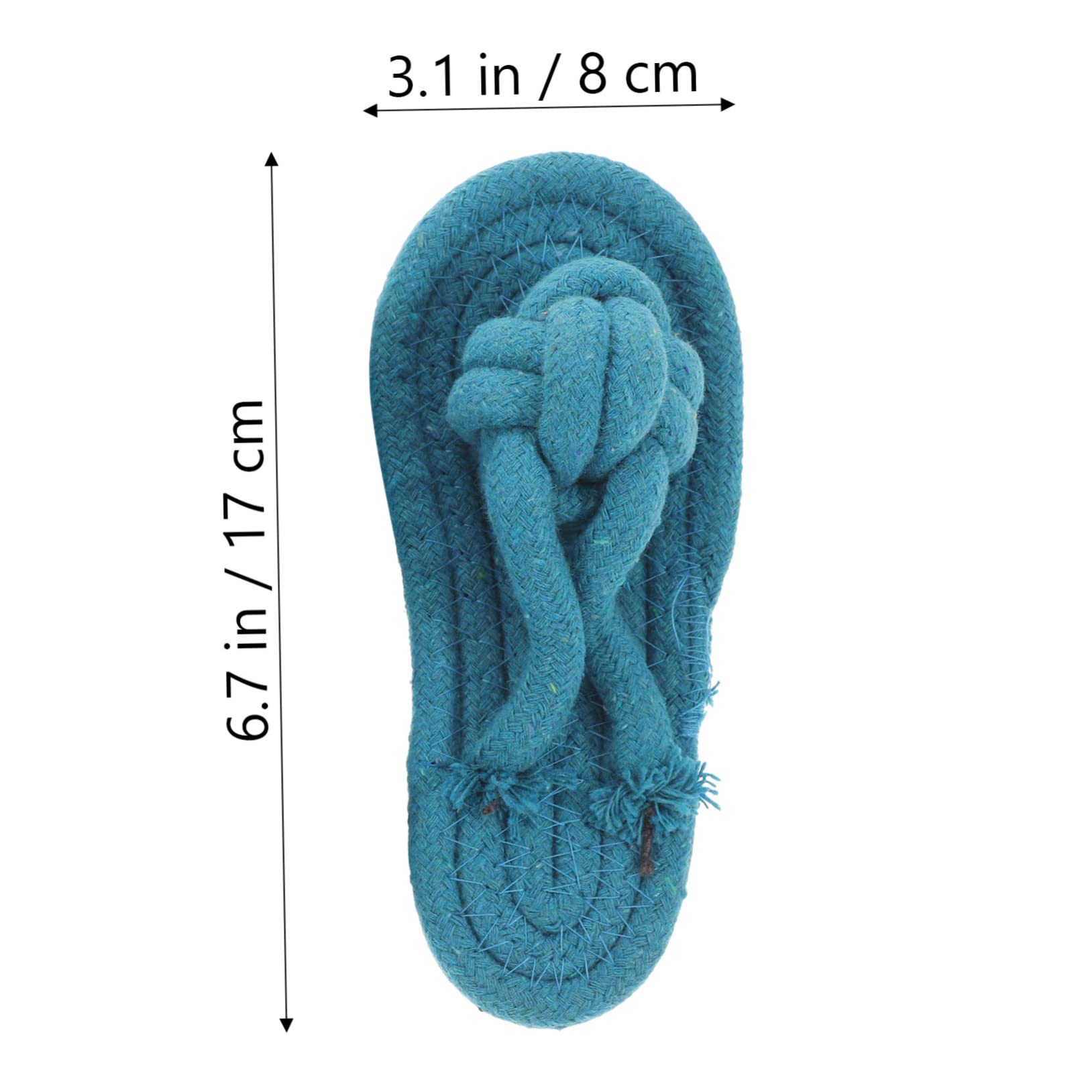 SUPVOX 2 Pack Interactive Dog Toys Slipper Dog Toys Cotton Rope Molar Toys for Puppies Safe for Dogs Random